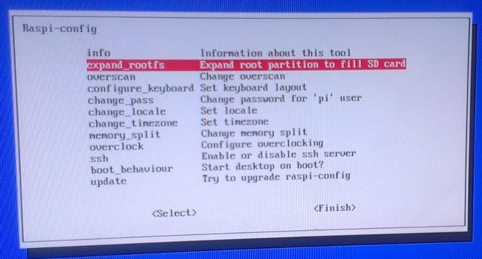 configure partitions